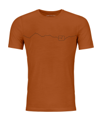 Triko Ortovox 150 Cool Mountain T-shirt Men's Bristle Brown