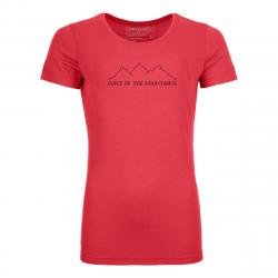 ORTOVOX Cool Pixel Voice T-shirt Women's Hot Coral