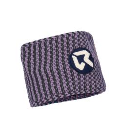 elenka ROCK EXPERIENCE RICE UNISEX HEADBAND CAVIAR/BABY LAVENDER