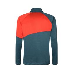 rolk ROCK EXPERIENCE URUS MAN FLEECE REFLECTING POND/CHERRY TOMATO