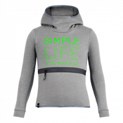 mikina SALEWA SIMPLE LIFE DRY K HOODY 0620 GREY MELANGE