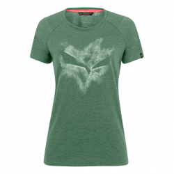 triko SALEWA PURE CHALK DRY W T-SHIRT 5320 RAW GREEN