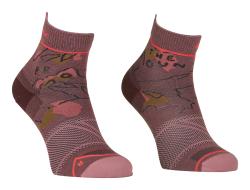 Ponoky Ortovox Alpine Light Quarter Socks Women's Mountain Rose