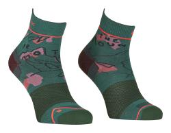 Ponoky Ortovox Alpine Light Quarter Socks Women's Pacific Green