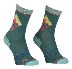 Ponoky Ortovox Alpine Light Compression Mid Socks Women's Pacific Green