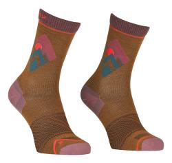 Ponoky Ortovox Alpine Light Compression Mid Socks Women's Bristle Brown