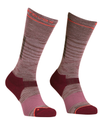 Ponoky Ortovox Ski Tour Light Compression Long Socks Women's Mountain Rose Blend