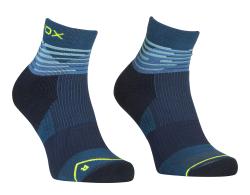 Ponoky Ortovox All Mountain Quarter Socks Men's Petrol Blue