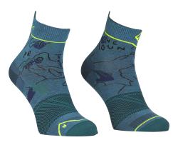 Ponoky Ortovox Alpine Light Quarter Socks Men's Mountain Blue