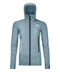 Softshellov bunda Ortovox Col Becchei Hybrid Jacket Women's Glacier Grey