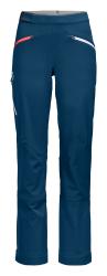 Nohavice Ortovox Col Becchei Pants Women's Petrol Blue Regular