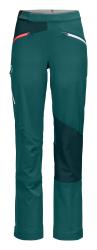 Nohavice Ortovox Col Becchei Pants Women's Pacific Green Regular