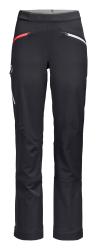 Softshellov nohavice Ortovox Col Becchei Pants Women's Black Raven LONG