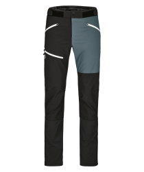 Softshellov nohavice Ortovox Westalpen Softshell Pants Men's Black Raven