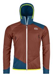 Softshellov bunda Ortovox Col Becchei Hybrid Jacket Men's Clay Orange