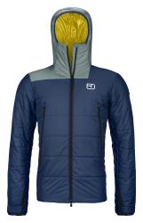 Zateplen bunda Ortovox Swisswool Zinal Jacket Men's Deep Ocean