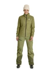 Zateplen bunda Ortovox Swisswool Piz Segnas Jacket Women's Wild Herbs