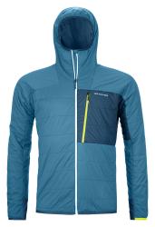 Bunda Ortovox Swisswool Piz Duan Jacket Men's Mountain Blue