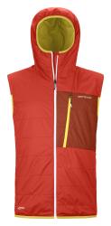 Vesta Ortovox Swisswool Piz Duan Vest Men's Cengia Rossa