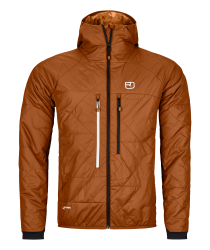 Zateplen bunda Ortovox Swisswool Piz Boe Jacket Men's Bristle Brown