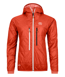 Zateplen bunda Ortovox Swisswool Piz Boe Jacket Women's Sunset Orange