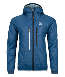 Zateplen bunda Ortovox Swisswool Piz Boe Jacket Women's Sea Surface