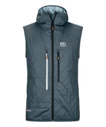 Vesta Ortovox Swisswool Piz Boe Vest Men's Dark Arctic Grey