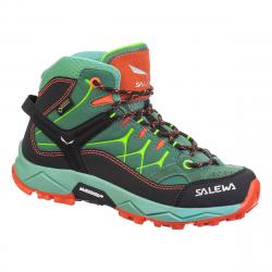 topnky SALEWA JR ALP TRAINER MID GTX 5960 MYRTLE/TENDER SHOT