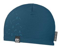 Fleece Light Grid Beanie Petrol Blue Onesize