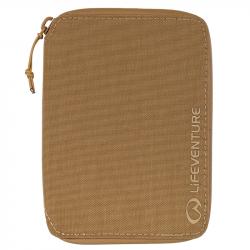 peaenka LIFEVENTURE RFID MINI TRAVEL WALLET RECYCLED MUSTARD