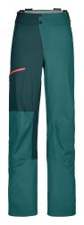 Nohavice Ortovox 3L Ortler Pants Women's Pacific Green  Long