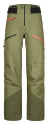 Hardshellov nohavice Ortovox 3L Deep Shell Pants Women's Wild Herbs