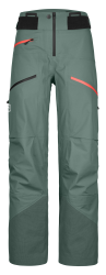 Hardshellov nohavice Ortovox 3L Deep Shell Pants Women's Arctic Grey