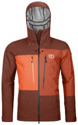 Hardshellov bunda Ortovox 3L Deep Shell Jacket Men's Hot Orange