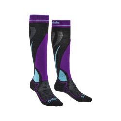 ponoky BRIDGEDALE SKI MIDWEIGHT MERINO ENDURANCE OVER CALF WMN 134 GRAPHITE/PURPLE