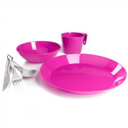 riad sada GSI OUTDOORS CASCADIAN 1 PERSON TABLE SET MAGENTA