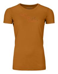 Triko Ortovox 185 Merino Tangram Logo T-shirt Women's Sly Fox