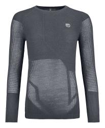 Termoprdlo Ortovox Merino Thermovent Ls Women's Dark Grey Blend