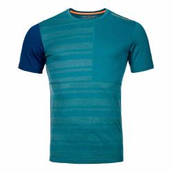 ORTOVOX 185 Rock'N'Wool Short Sleeve Men's Pacific Green