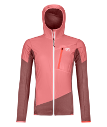 Bunda Ortovox Ladiz Hybrid Jacket Women's Mountain Rose