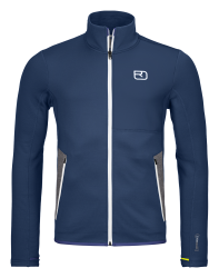 Fleece Ortovox Fleece Jacket Men's Deep Ocean