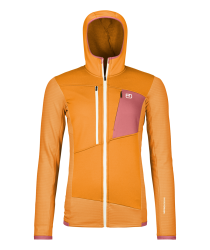 Fleece Ortovox Fleece Grid Hoody Women's Autumn Leaves