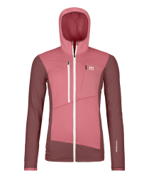 Fleece Ortovox Fleece Grid Hoody Women's Mountain Rose