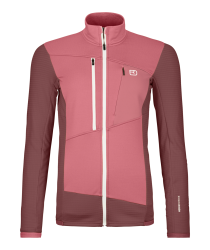 Fleece Ortovox Fleece Grid Jacket Women's Mountain Rose