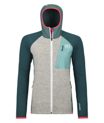 Fleece Ortovox Fleece Gp Classic Knit Hoody Women's Arctic Grey