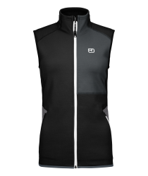 Vesta Ortovox Fleece Vest Women's Black Raven