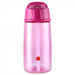 faa LITTLELIFE FLIP-TOP WATER BOTTLE PINK