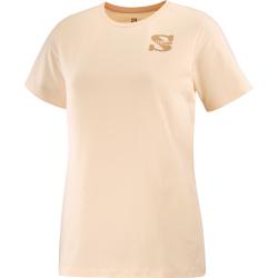 triko SALOMON OUTLIFE SMALL LOGO TEE W NUDE