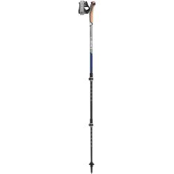 nordic walking paliky LEKI TRAVELLER CARBON MIDNIGHT BLUE DARK METALLIC-LIGHT ANTHRACITE-