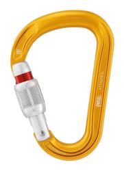 Petzl ATTACHE SCREW LOCK HMS YELLOW rubovacia karabna lt